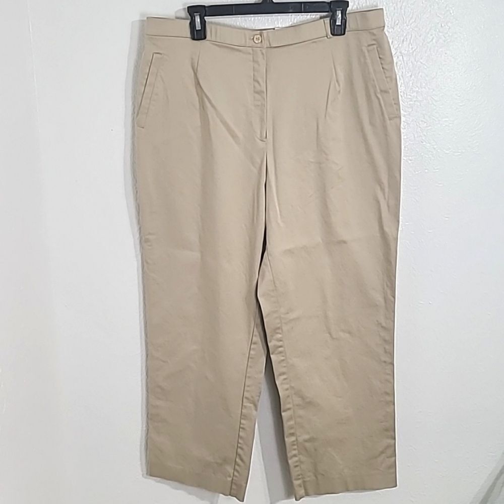 Koret Khaki Bootcut Pants, Size 18